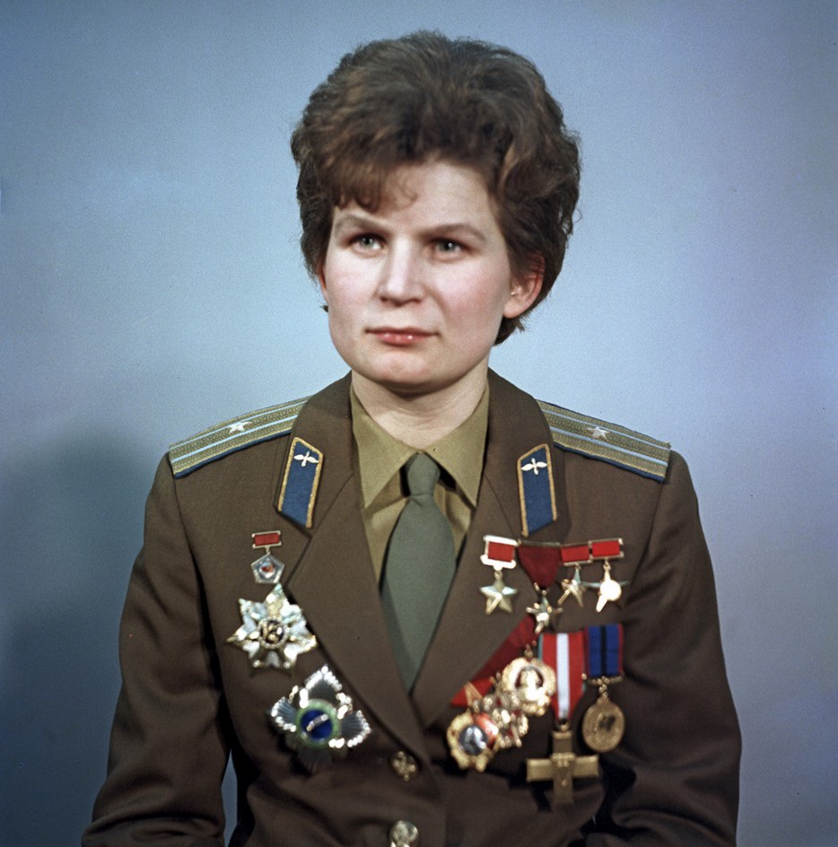 Insigne URSS - Première Femme Cosmonaute Valentina Terechkova - Année 1963 - Collection Espace Soviétique