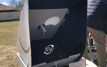 l'éclipse au Solarscope